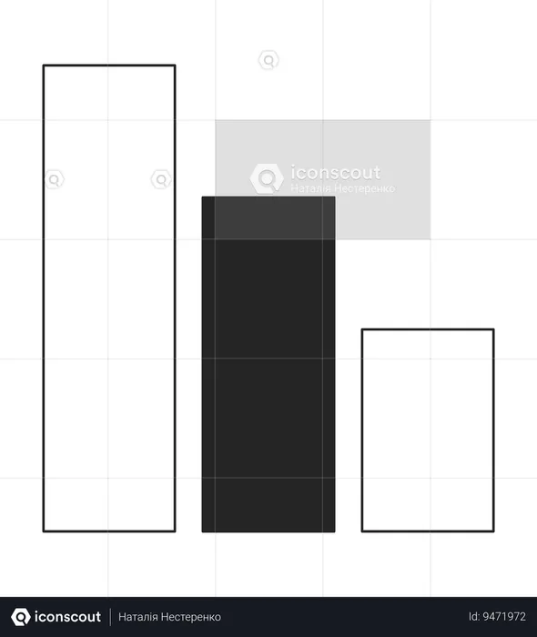 Gráfico de columnas  Ilustración