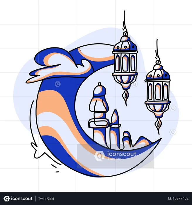 Grande mosquée  Illustration