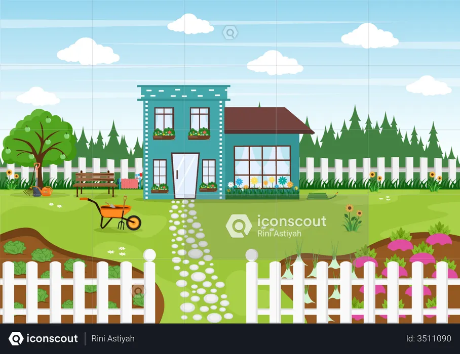 Granja  Ilustración