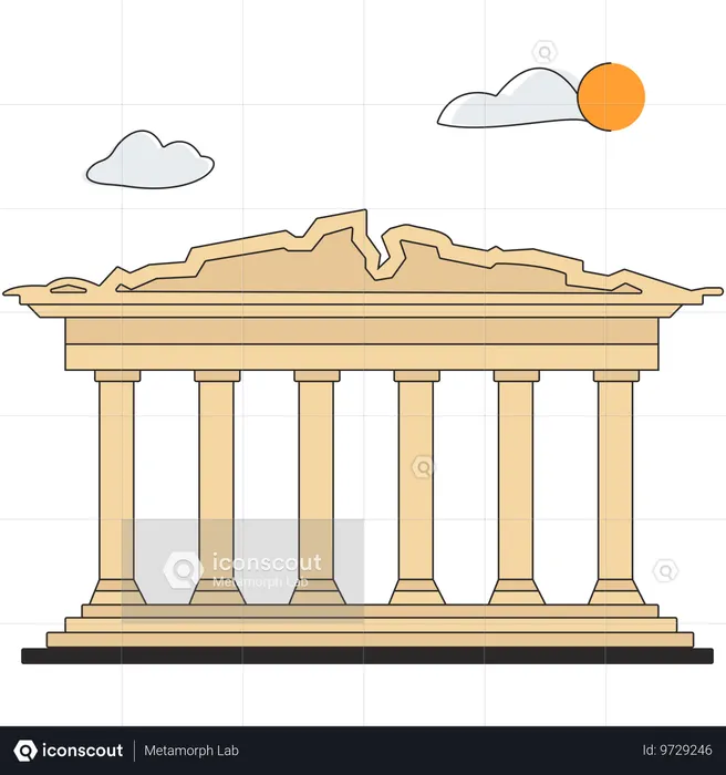 Greece - Acropolis of Athens  Illustration