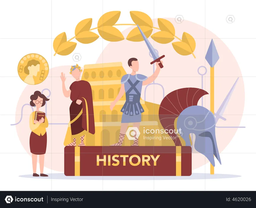 Greece History  Illustration