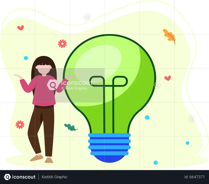 Green energy  Illustration