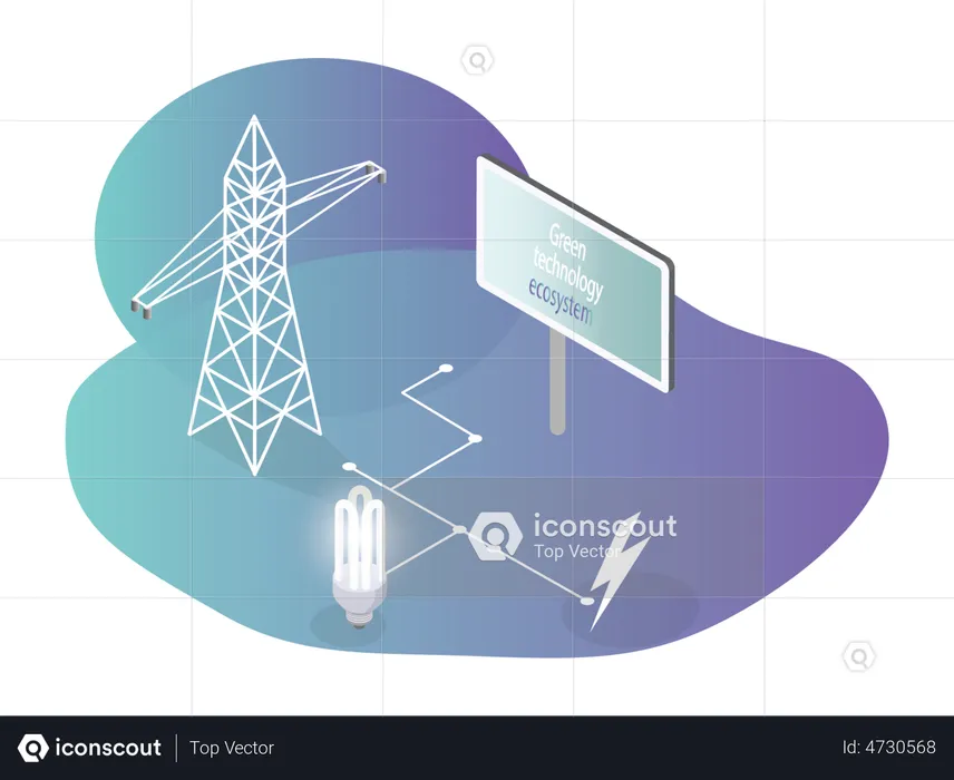 Green Energy  Illustration