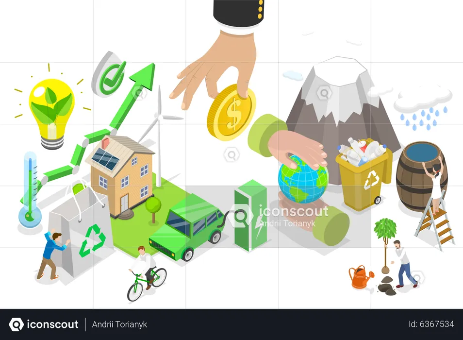 Green Investments  Illustration