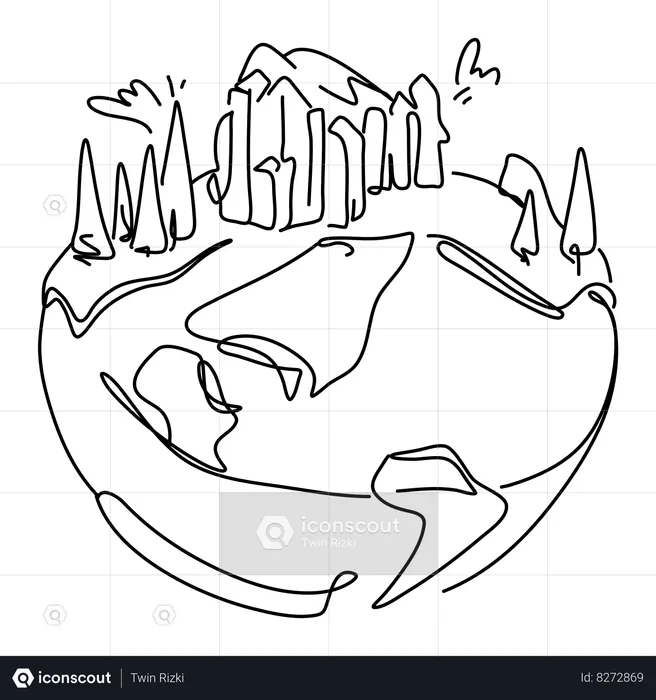 Greenhouse Gases  Illustration