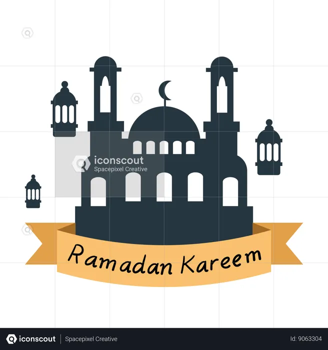 Greeting Ramadan  Illustration