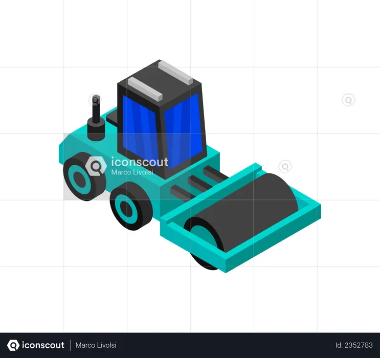 Grid Roller  Illustration