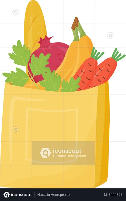 Grocery bag  Illustration
