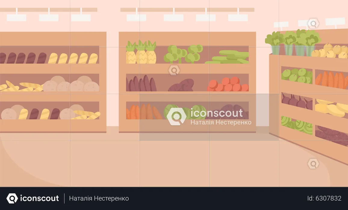 Grocery store  Illustration