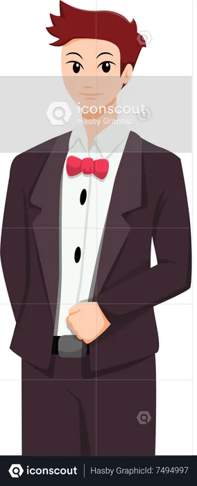 Groom  Illustration