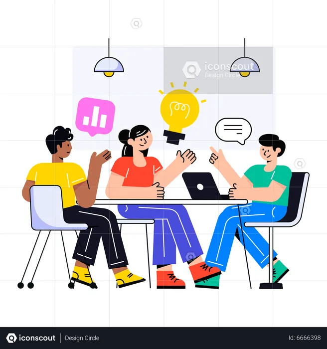 Group Discussion  Illustration