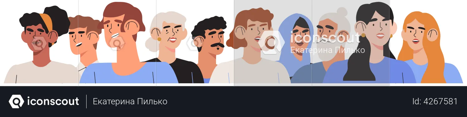Group Of people  Illustration