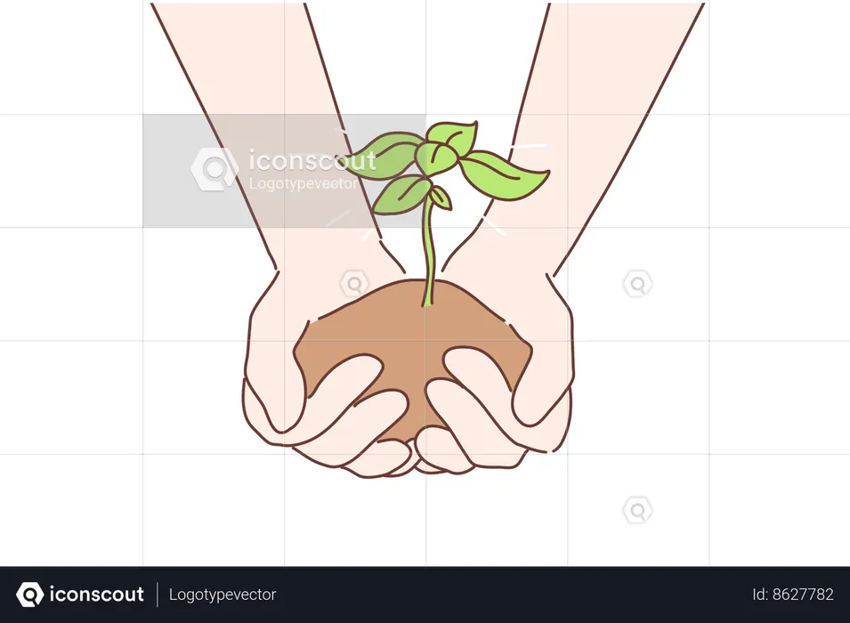 Grow more trees  Illustration