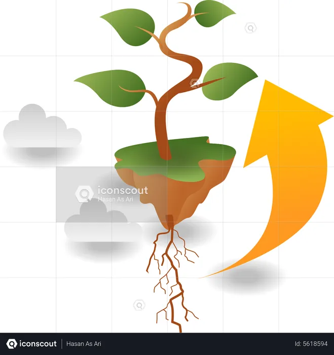 Grow more trees  Illustration