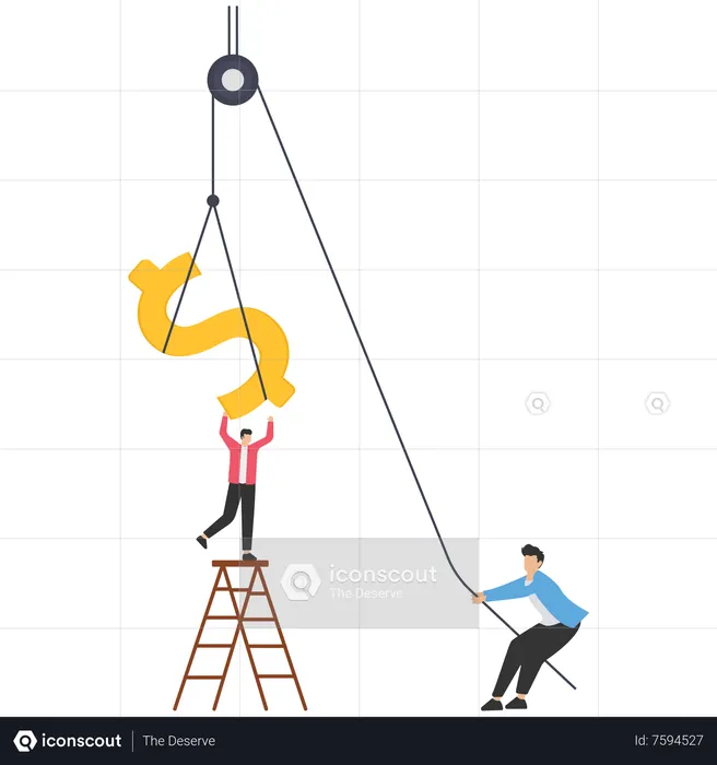 Growing business  Illustration