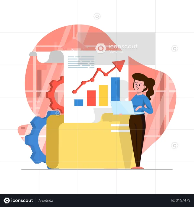 Growth Analytics and management  Illustration