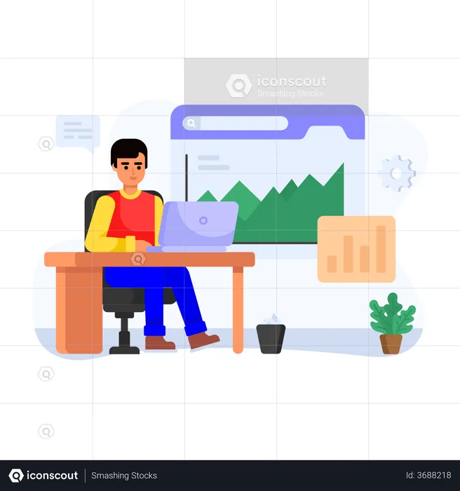 Growth Chart  Illustration