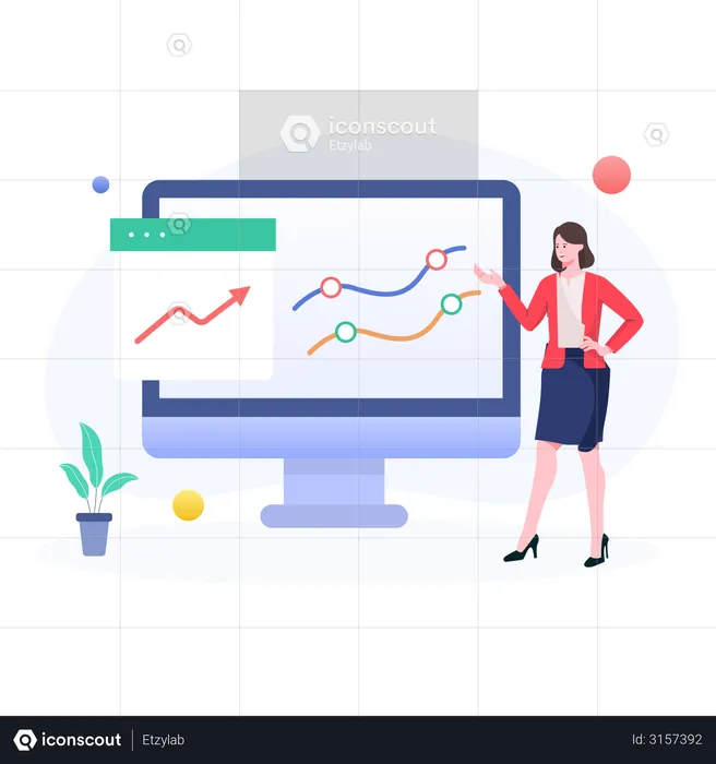 Growth Presentation  Illustration