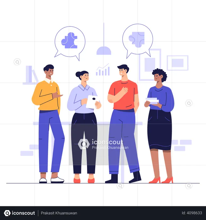 Grupos de discussão  Ilustração