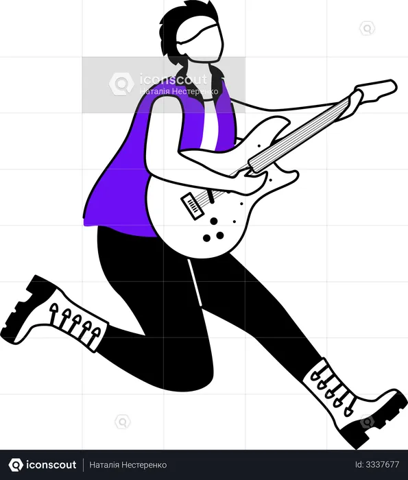 Guitariste  Illustration