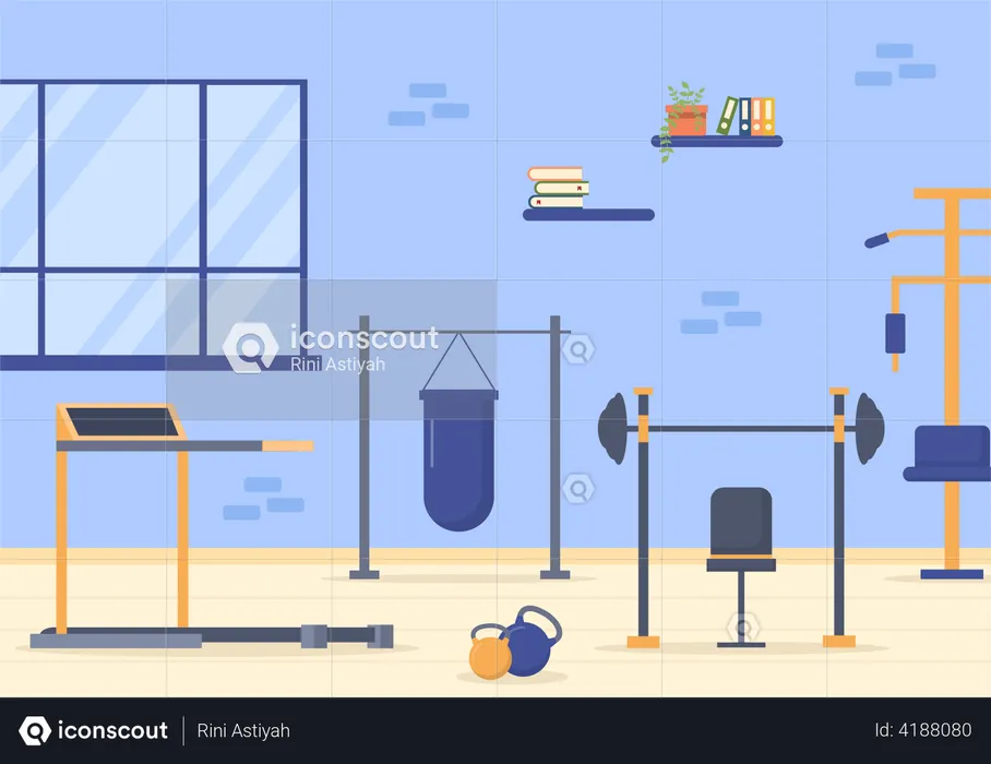 Gym room  Illustration