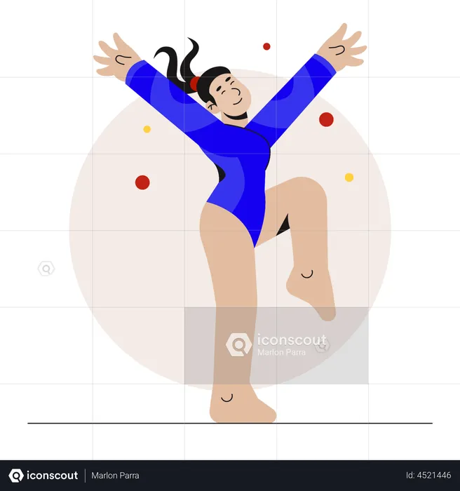 Gymnasts  Illustration