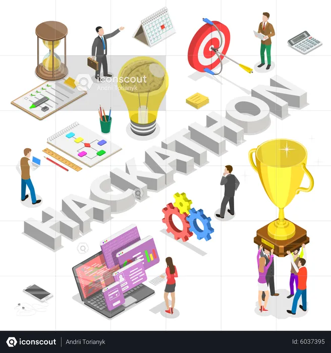 Hackathon  Illustration