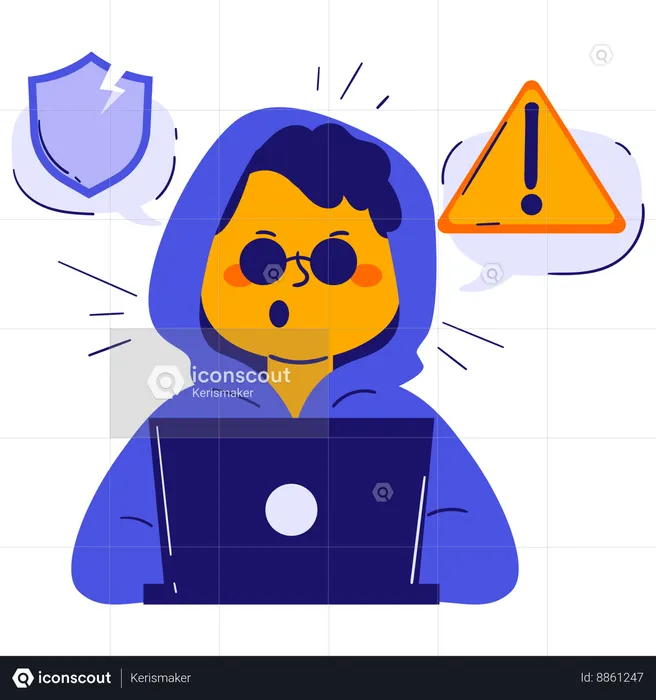 Hacker  Illustration