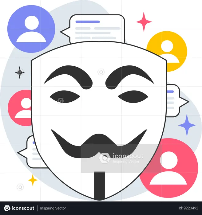 Hacker cibernético  Ilustração