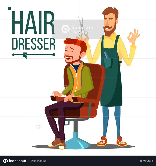 Hairdresser  Illustration