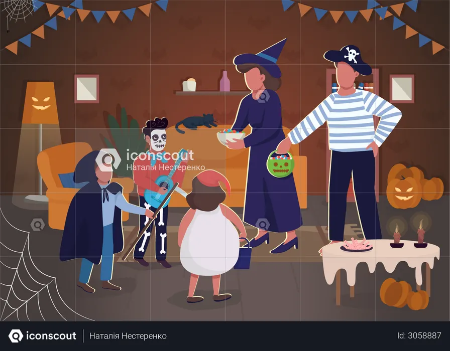 Halloween celebration  Illustration