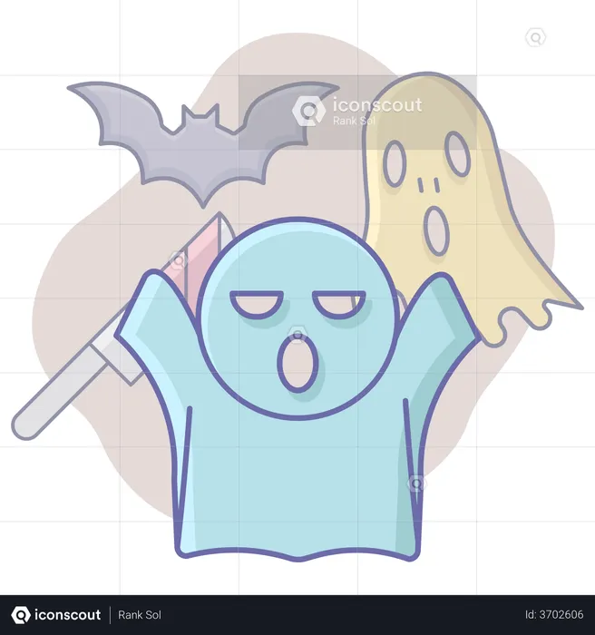 Halloween ghost  Illustration