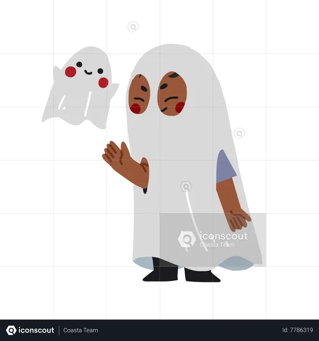 Premium Vector  Halloween vampire illustration. illustration of a vampire  child who appears on halloween night.