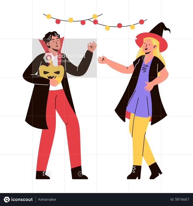 Halloween Party  Illustration