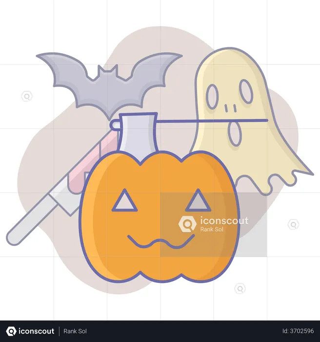 Halloween pumpkin  Illustration