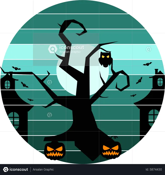 Halloween Scary  Illustration