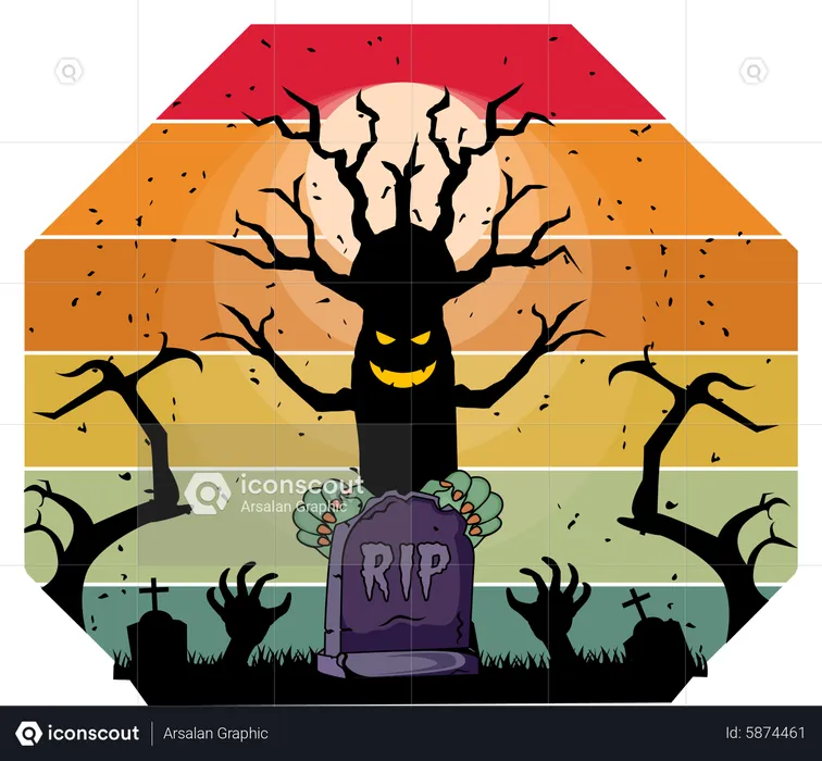 Halloween Scary  Illustration