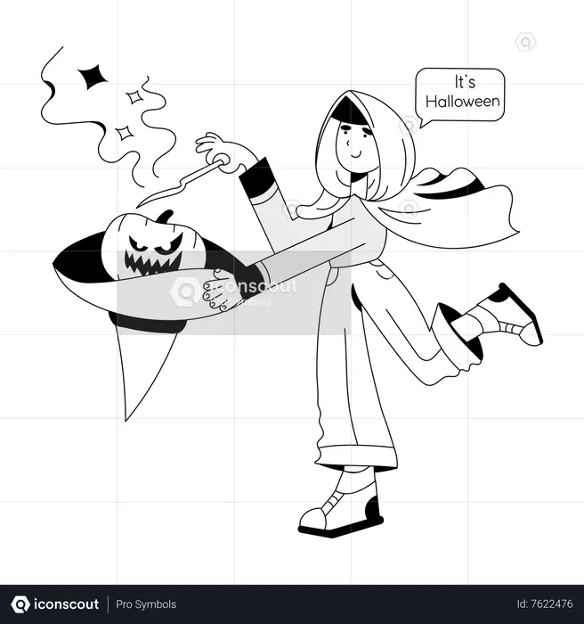 Halloween Spell  Illustration