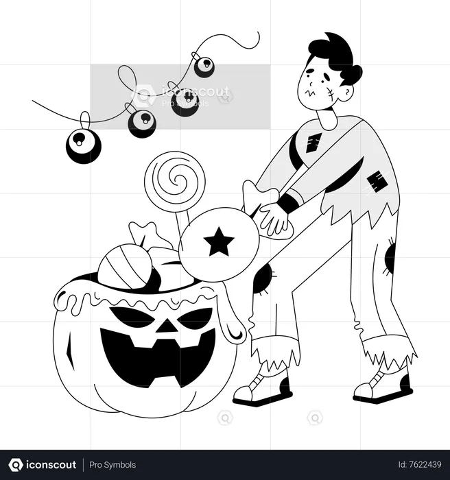 Halloween Sweets  Illustration
