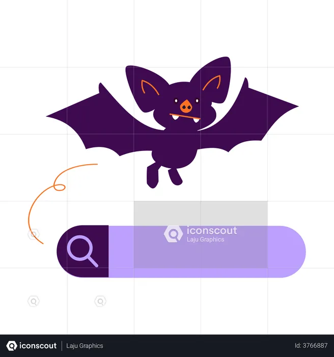 Halloween Web search  Illustration