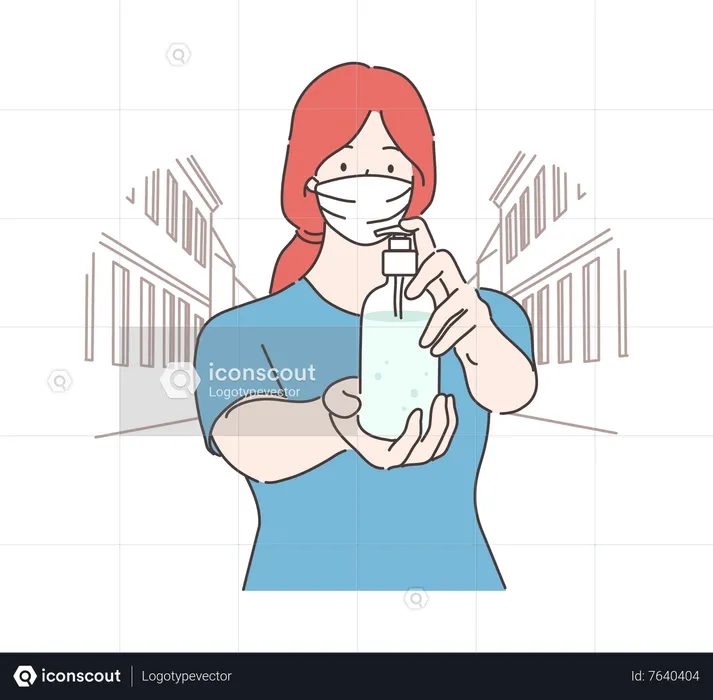 Hand sanitizer  Illustration