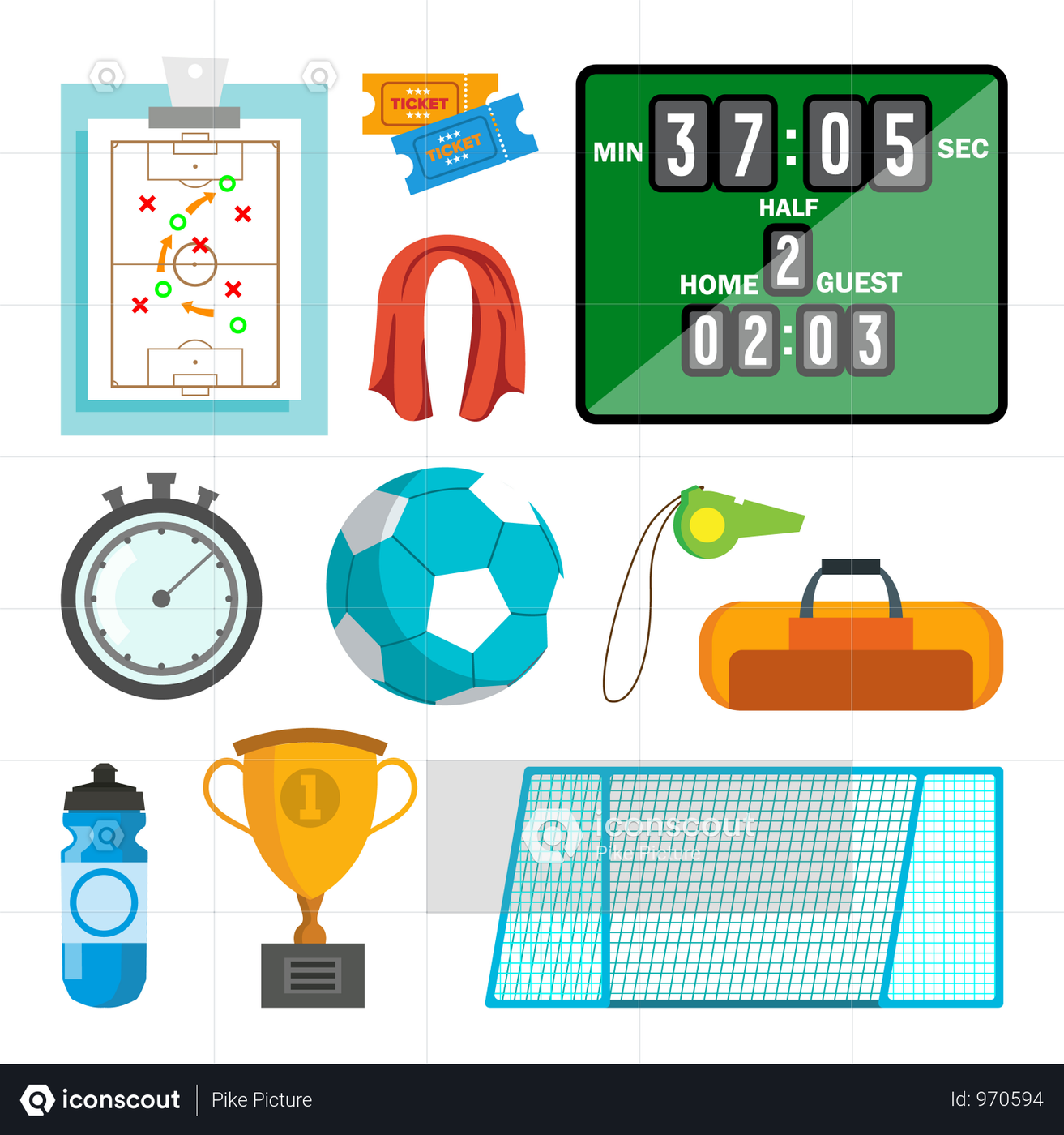 Best Premium Handball Accessories Illustration download in PNG & Vector