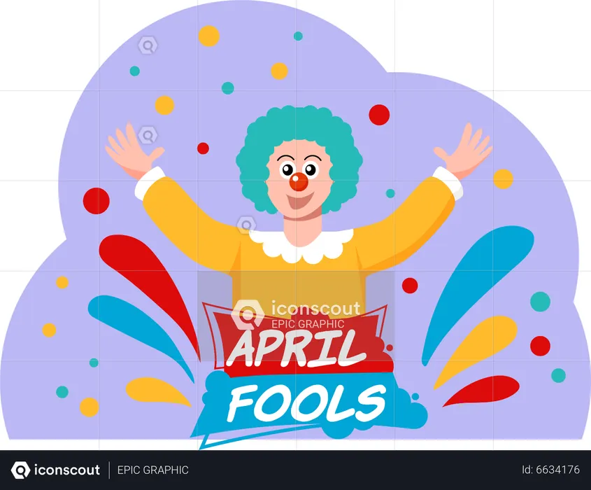 Happy April Fools  Illustration