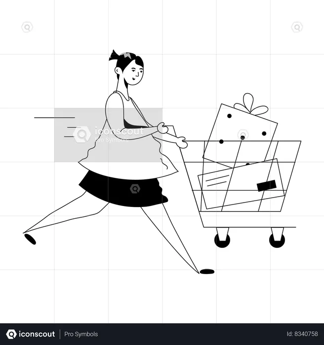 Happy Buyer  Illustration