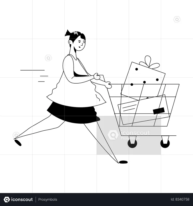 Happy Buyer  Illustration