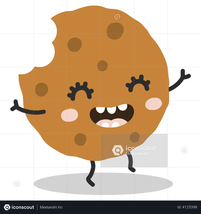 Happy Cookie  Illustration