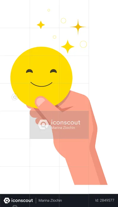 Happy customer  Illustration
