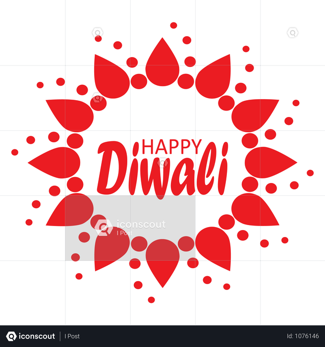 Best Premium Happy Diwali Typography With Indian Art Background Vector ...