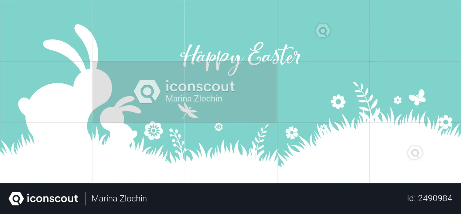 Happy Easter  Illustration