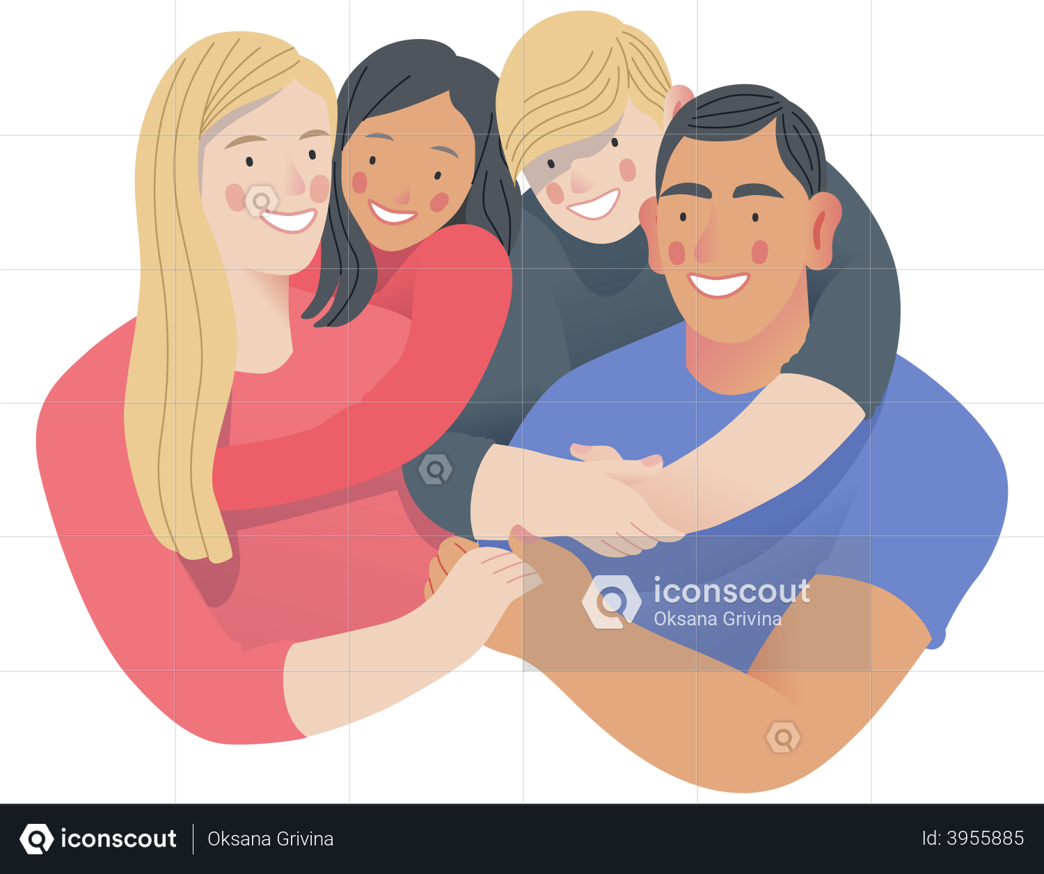 Drawing Line art Social group Family, happy family, people, monochrome,  social Group png | PNGWing